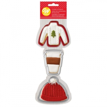 Cookie Cutter Set - Sweater Hat Latte